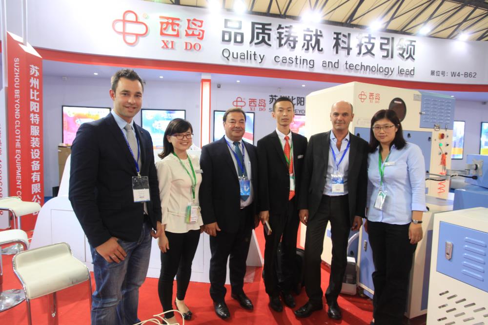XIDO Down Jacket Filling Machine Show in Shanghai CISMA